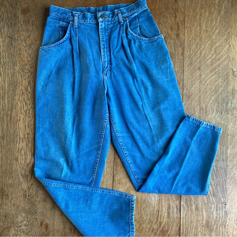 Lee Classic Blue Denim with Brass Accents